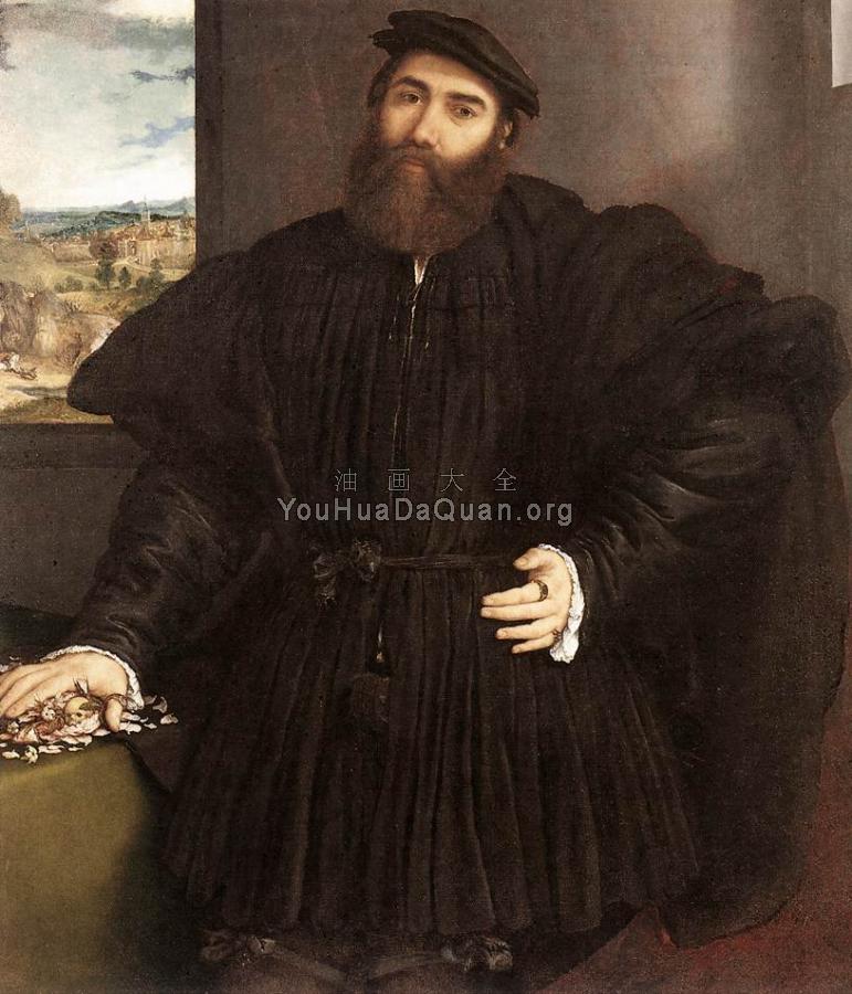 Portrait of a Gentleman - 洛伦佐·洛图